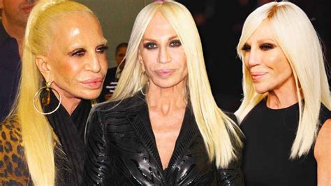 modelle donatella versace|donatella versace face what happened.